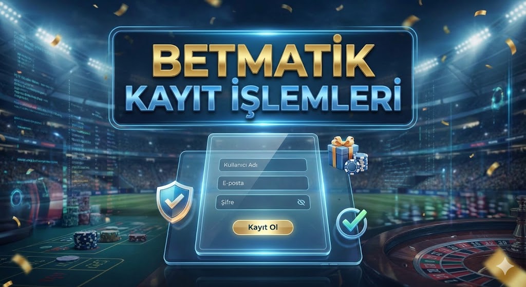  Betmatik Kayıt İşlemleri 